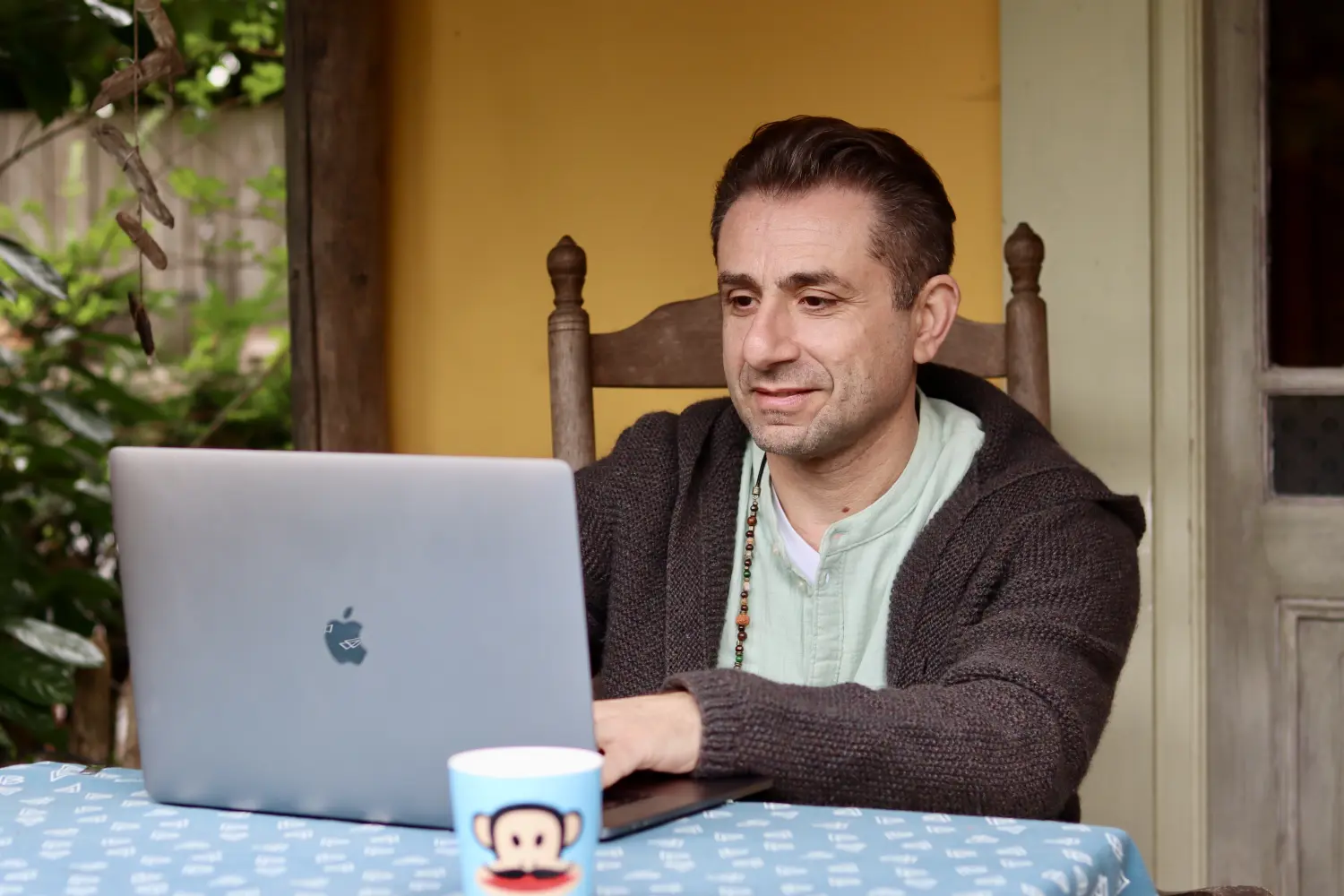 Donatello Ferlante mit laptop